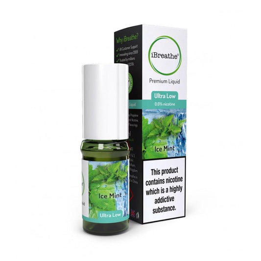 iBreathe - 10ml - Ice Mint - PJW Vapes | Glasgow Vape Wholesaler