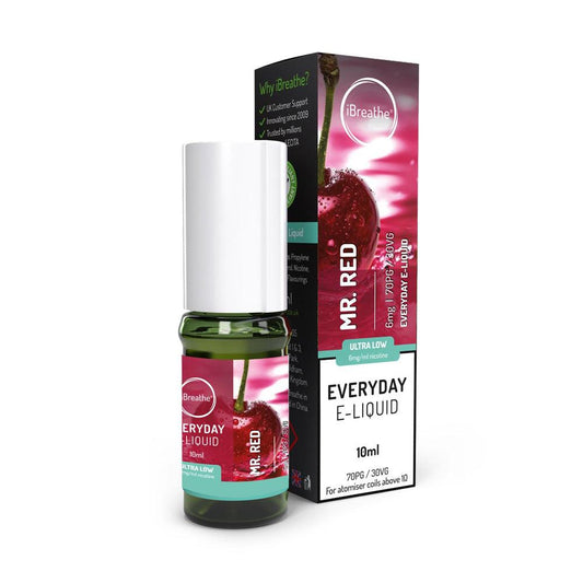 iBreathe - 10ml - Mr Red - PJW Vapes | Glasgow Vape Wholesaler
