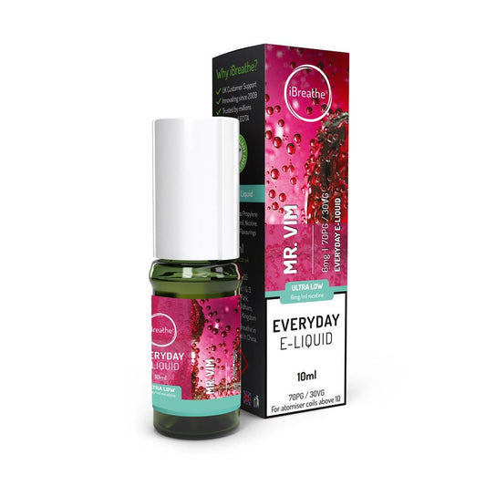 iBreathe - 10ml - Mr Vim - PJW Vapes | Glasgow Vape Wholesaler