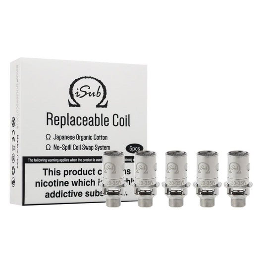 Innokin - iSub Coils - 0.35 Ohm - PJW Vapes | Glasgow Vape Wholesaler