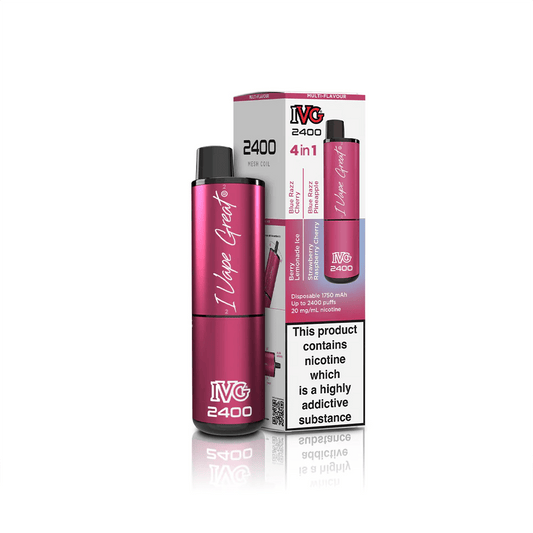 IVG 2400 - Berry Edition - 4 in 1 - PJW Vapes | Glasgow Vape Wholesaler