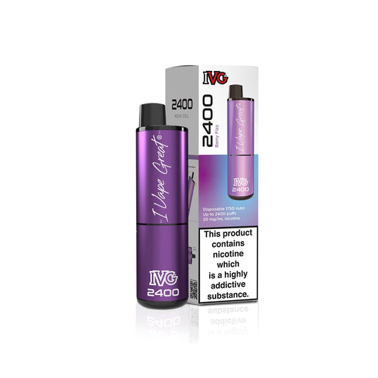 IVG 2400 - Berry Fizz - PJW Vapes | Glasgow Vape Wholesaler
