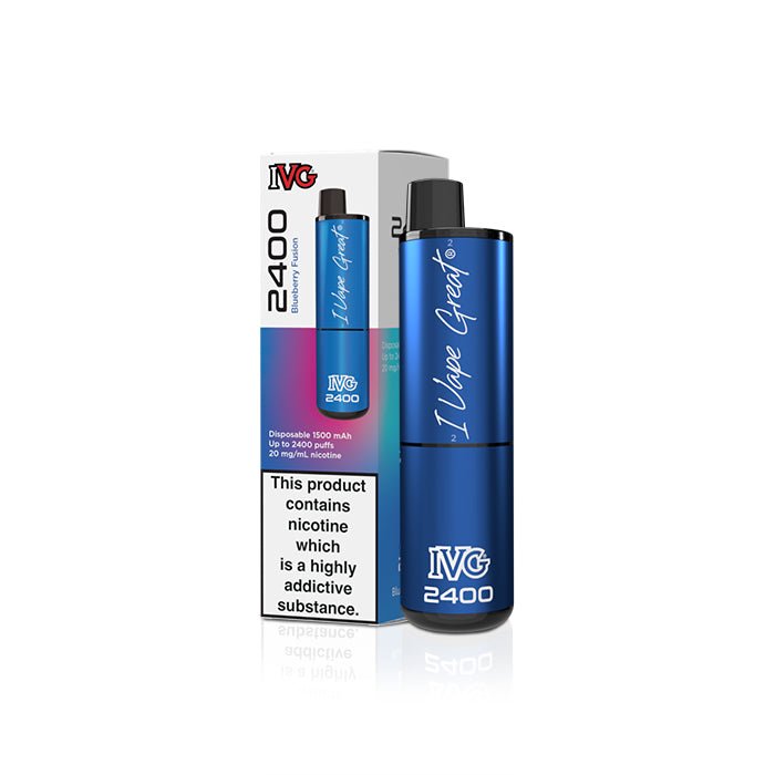 IVG 2400 - Blueberry Fusion - PJW Vapes | Glasgow Vape Wholesaler