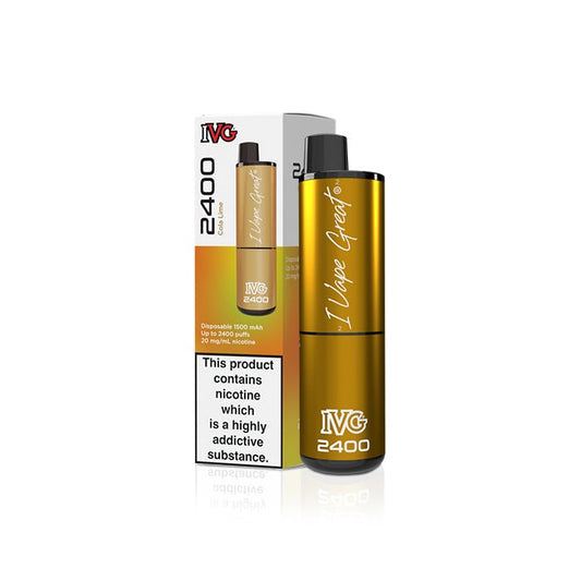 IVG 2400 - Cola Lime - PJW Vapes | Glasgow Vape Wholesaler
