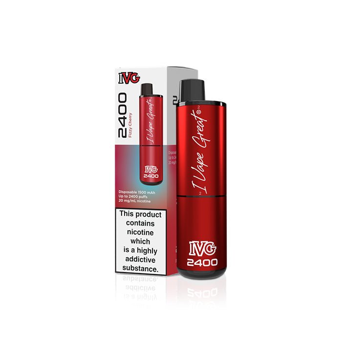 IVG 2400 - Fizzy Cherry - PJW Vapes | Glasgow Vape Wholesaler