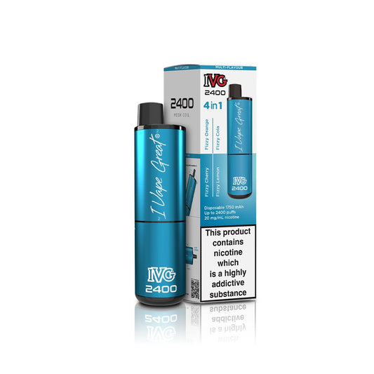 IVG 2400 - Fizzy Edition - 4 in 1 - PJW Vapes | Glasgow Vape Wholesaler