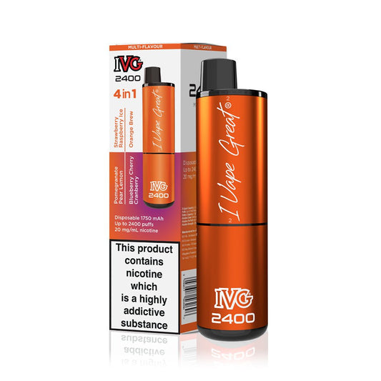 IVG 2400 - Juicy Edition - 4 in 1 - PJW Vapes | Glasgow Vape Wholesaler