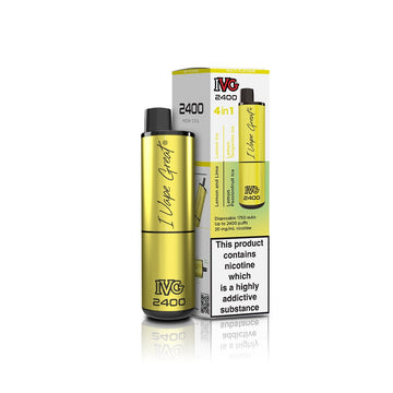 IVG 2400 - Lemon Edition - 4 in 1 - PJW Vapes | Glasgow Vape Wholesaler