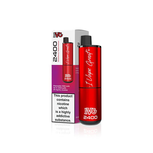 IVG 2400 - Strawberry Watermelon - PJW Vapes | Glasgow Vape Wholesaler