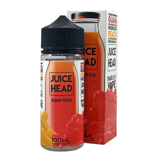 Juice Head - 100ml - Guava Peach - PJW Vapes | Glasgow Vape Wholesaler