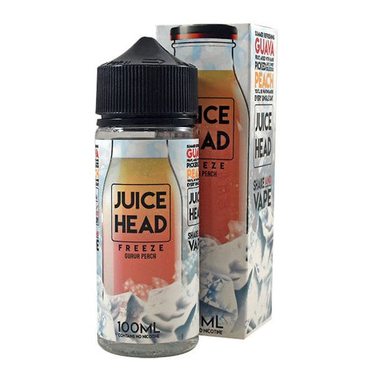 Juice Head - 100ml - Guava Peach Freeze - PJW Vapes | Glasgow Vape Wholesaler