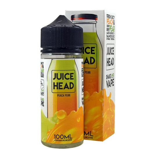 Juice Head - 100ml - Peach Pear - PJW Vapes | Glasgow Vape Wholesaler