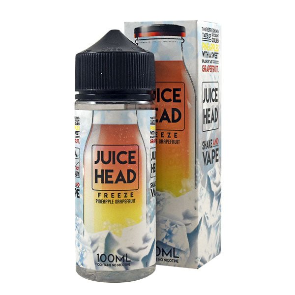 Juice Head - 100ml - Pineapple Grapefruit Freeze - PJW Vapes | Glasgow Vape Wholesaler