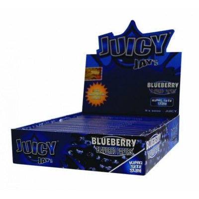 Juicy Jays - King Size Slim - Blueberry Papers - PJW Vapes | Glasgow Vape Wholesaler