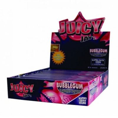 Juicy Jays - King Size Slim - Bubblegum Papers - PJW Vapes | Glasgow Vape Wholesaler