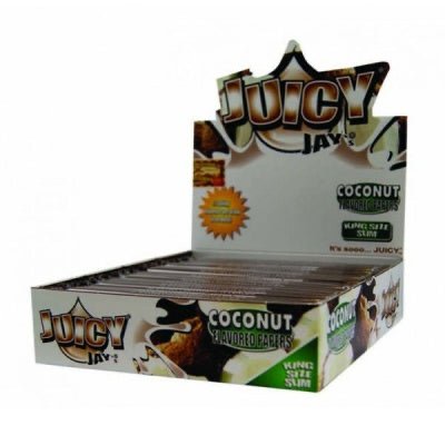 Juicy Jays - King Size Slim - Coconut Papers - PJW Vapes | Glasgow Vape Wholesaler