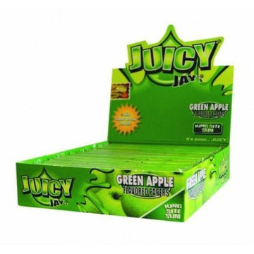 Juicy Jays - King Size Slim - Green Apple Papers - PJW Vapes | Glasgow Vape Wholesaler