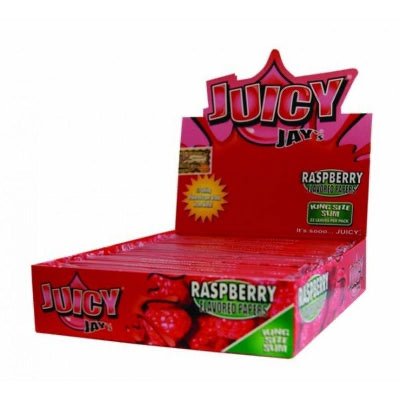 Juicy Jays - King Size Slim - Raspberry Papers - PJW Vapes | Glasgow Vape Wholesaler
