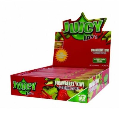 Juicy Jays - King Size Slim - Strawberry & Kiwi Papers - PJW Vapes | Glasgow Vape Wholesaler