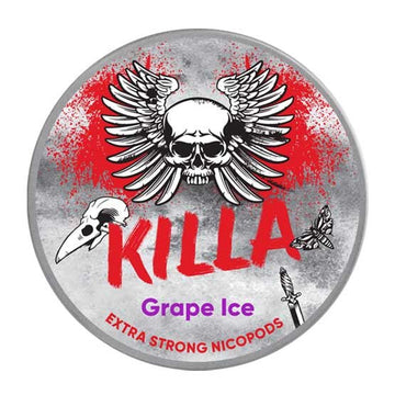 Killa Pouches - Grape Ice - PJW Vapes | Glasgow Vape Wholesaler