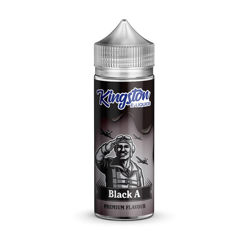 Kingston - 100ml - Black A - PJW Vapes | Glasgow Vape Wholesaler