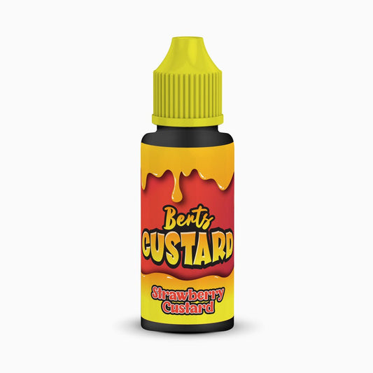 Kingston Berts Custard - 100ml - Strawberry Custard - PJW Vapes | Glasgow Vape Wholesaler