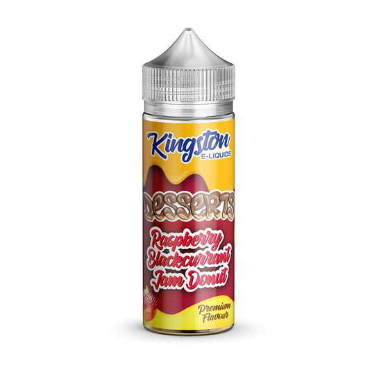 Kingston Dessert - Raspberry Blackcurrant Jam Donut - PJW Vapes | Glasgow Vape Wholesaler