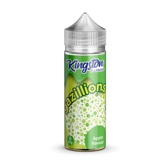 Kingston Gazillions - 100ml - Apple - PJW Vapes | Glasgow Vape Wholesaler