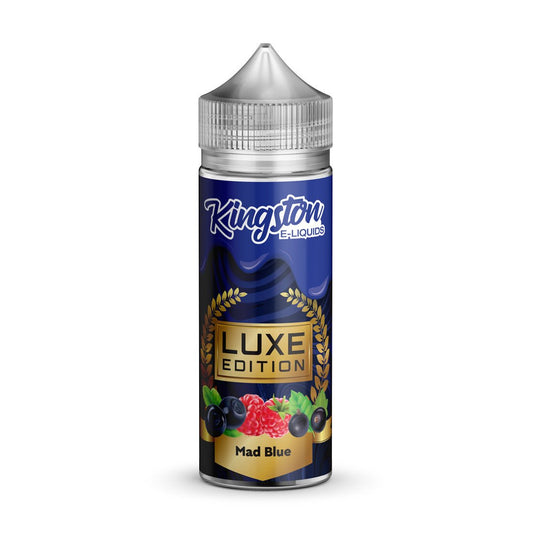 Kingston Luxe Edition - 100ml - Mad Blue - PJW Vapes | Glasgow Vape Wholesaler
