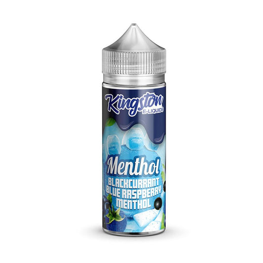 Kingston Menthol - 100ml - Blackcurrant Blue Raspberry - PJW Vapes | Glasgow Vape Wholesaler