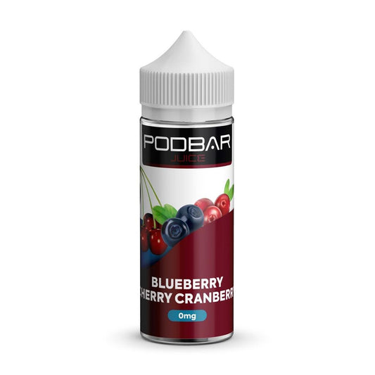 Kingston Podbar Juice - 100ml - Blueberry Cherry Cranberry - PJW Vapes | Glasgow Vape Wholesaler