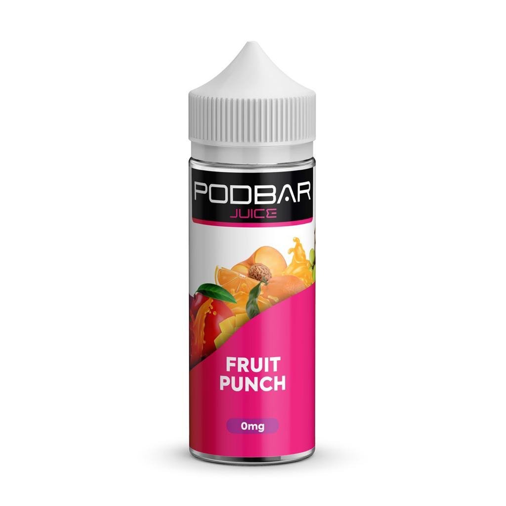 Kingston Podbar Juice - 100ml - Fruit Punch - PJW Vapes | Glasgow Vape Wholesaler