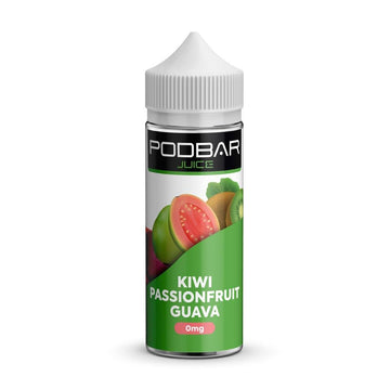Kingston Podbar Juice - 100ml - Kiwi Passionfruit Guava - PJW Vapes | Glasgow Vape Wholesaler