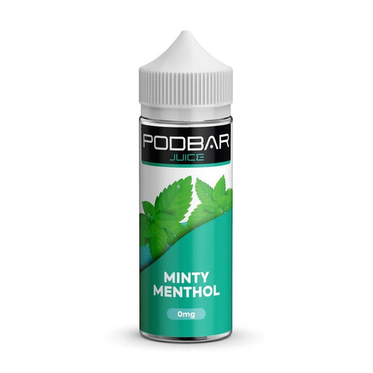 Kingston Podbar Juice - 100ml - Minty Menthol - PJW Vapes | Glasgow Vape Wholesaler
