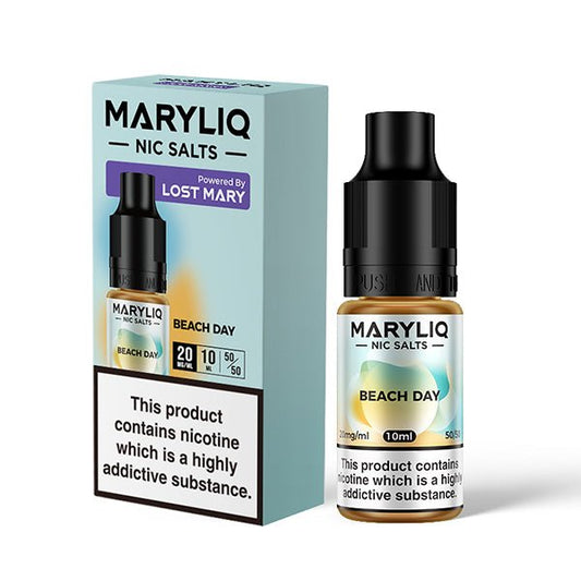 Maryliq Nic Salt - Beach Day - 10ML - PJW Vapes | Glasgow Vape Wholesaler