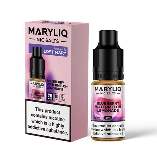 Maryliq Nic Salt - Blueberry Watermelon Lemonade - 10ML - PJW Vapes | Glasgow Vape Wholesaler