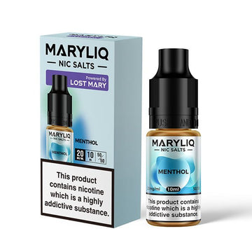 Maryliq Nic Salt - Menthol - 10ML - PJW Vapes | Glasgow Vape Wholesaler
