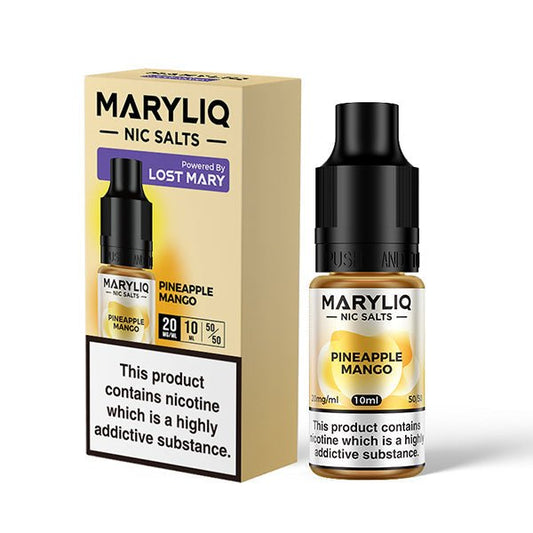 Maryliq Nic Salt - Pineapple Mango - 10ML - PJW Vapes | Glasgow Vape Wholesaler