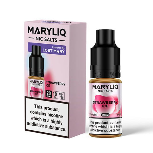 Maryliq Nic Salt - Strawberry Ice - 10ML - PJW Vapes | Glasgow Vape Wholesaler