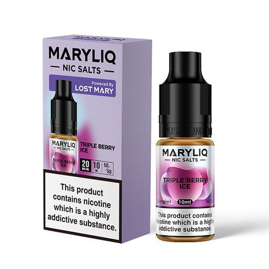 Maryliq Nic Salt - Triple Berry Ice - 10ML - PJW Vapes | Glasgow Vape Wholesaler