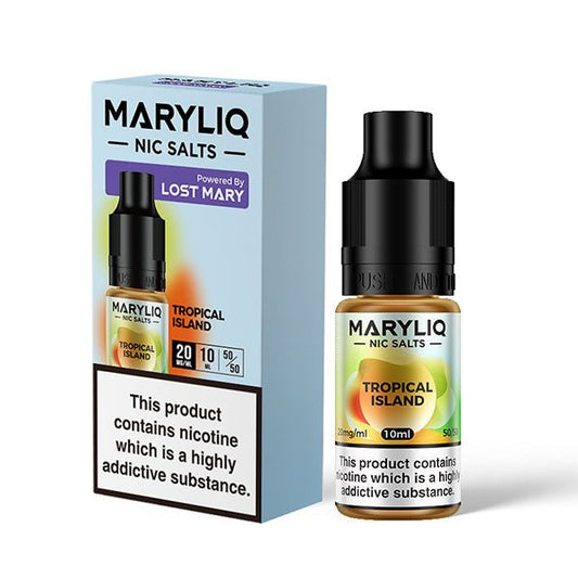 Maryliq Nic Salt - Tropical Island - 10ML - PJW Vapes | Glasgow Vape Wholesaler