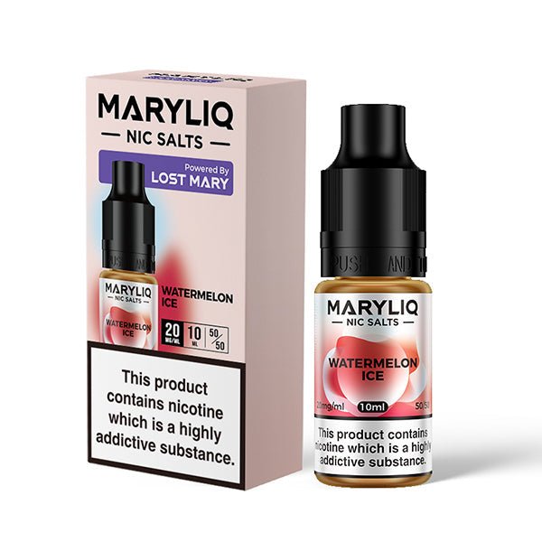 Maryliq Nic Salt - Watermelon Ice - 10ML - PJW Vapes | Glasgow Vape Wholesaler