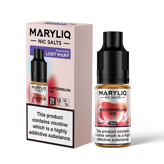 Maryliq Nic Salt - Watermelon Ice - 10ML - PJW Vapes | Glasgow Vape Wholesaler