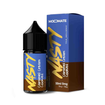 Nasty Juice Modmate - 50ml - Caramel Cream Cookies - PJW Vapes | Glasgow Vape Wholesaler