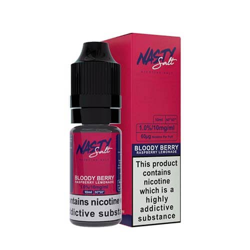 Nasty Nic Salt - 10ml - Bloody Berry - PJW Vapes | Glasgow Vape Wholesaler