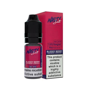 Nasty Nic Salt - 10ml - Bloody Berry - PJW Vapes | Glasgow Vape Wholesaler