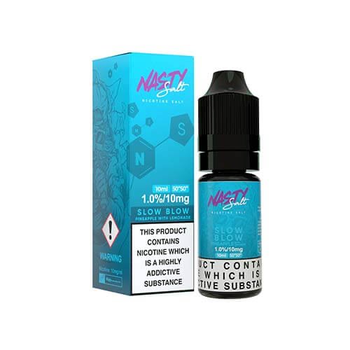 Nasty Nic Salt - 10ml - Slow Blow - PJW Vapes | Glasgow Vape Wholesaler