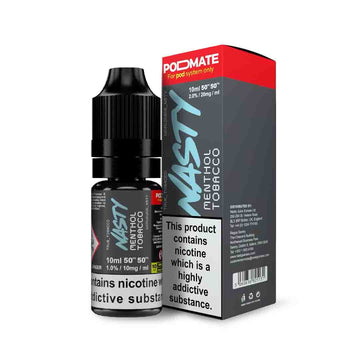 Nasty Podmate Nic Salt - 10ml - Menthol Tobacco - PJW Vapes | Glasgow Vape Wholesaler
