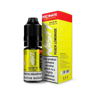 Nasty Podmate Nic Salt - 10ml - Peach Lemonade - PJW Vapes | Glasgow Vape Wholesaler