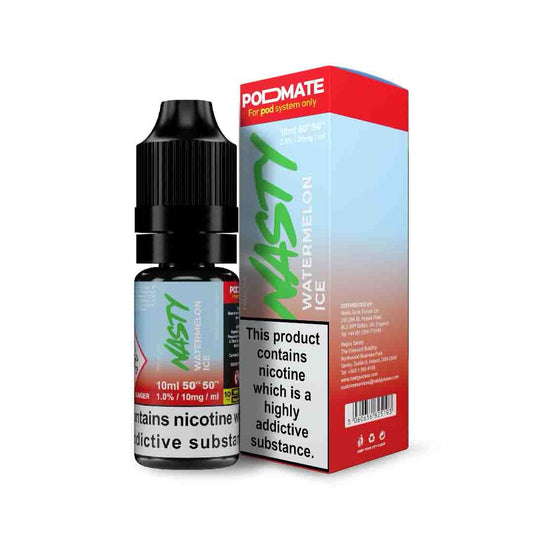 Nasty Podmate Nic Salt - 10ml - Watermelon Ice - PJW Vapes | Glasgow Vape Wholesaler